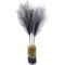 AMSCAN CA New Year Black Cloth Feather, 3 Count 192937464038