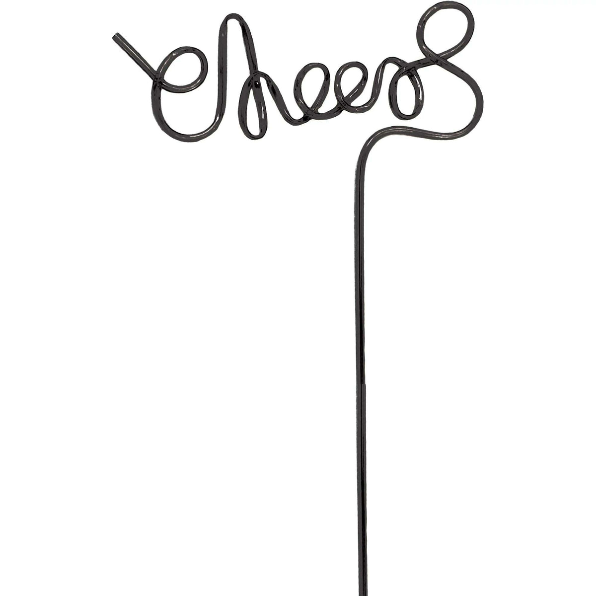 AMSCAN CA New Year Giant Plastic Straw "Cheers", 1 Count 192937491232