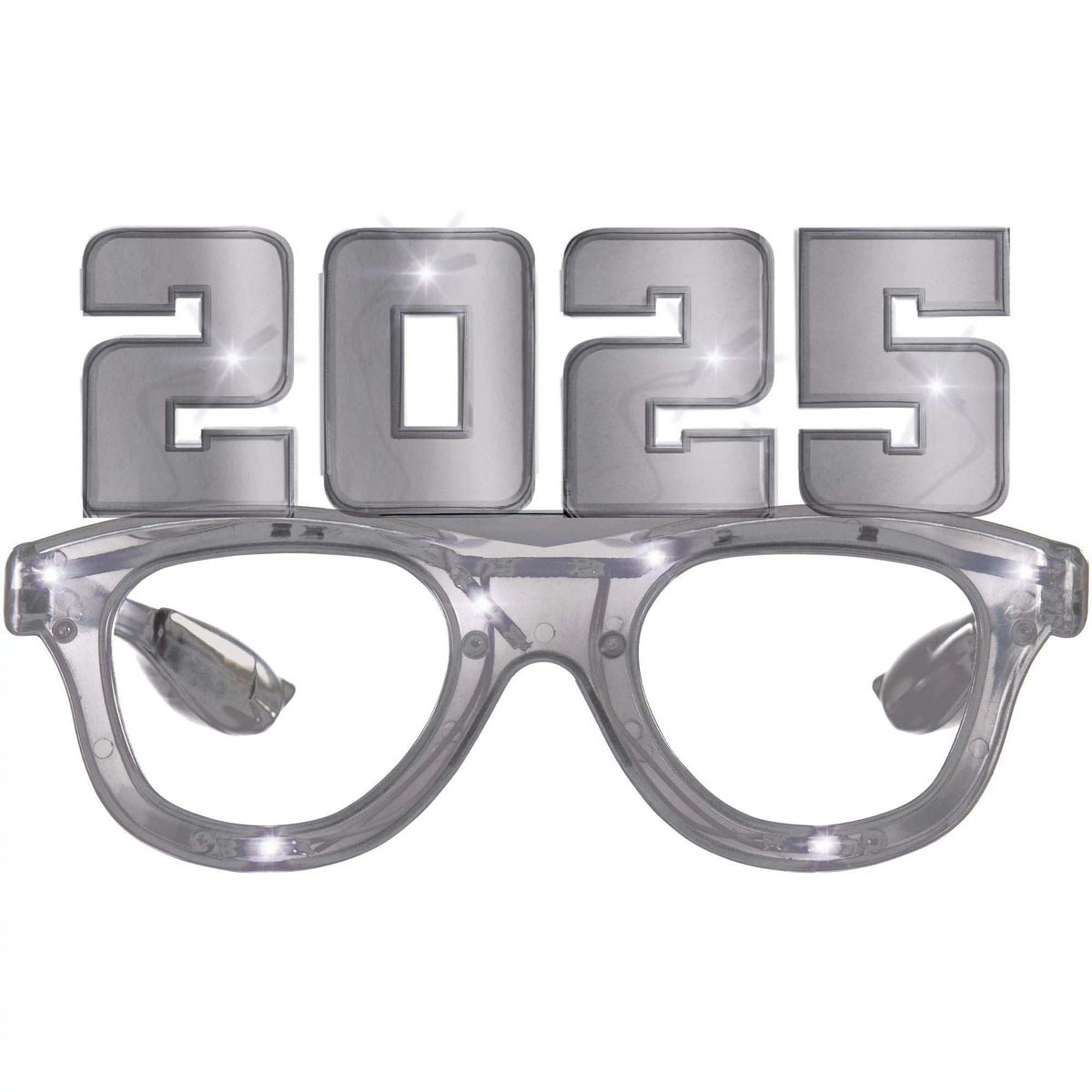 AMSCAN CA New Year New Year 2025 Light-Up Party Glasses, 1 Count 192937496039