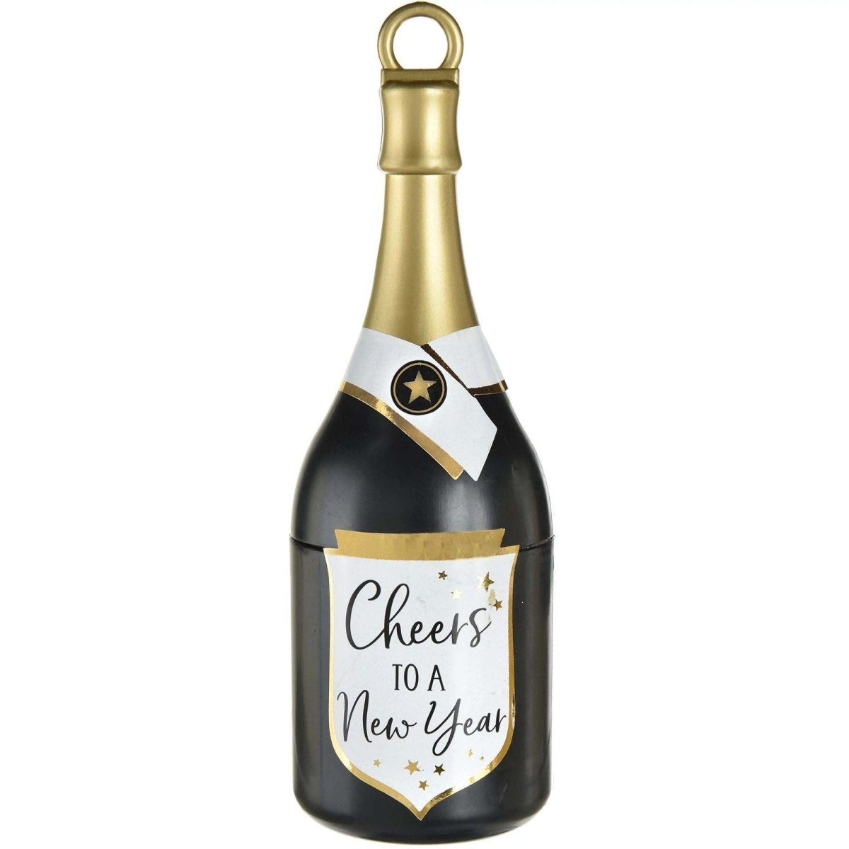 AMSCAN CA New Year New Year Bubbly Bottle Balloon Weight, 1 Count