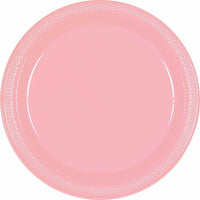 AMSCAN CA Plasticware Large Round Lunch Paper Plates, 10.25 Inches, 20 Count