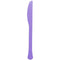 AMSCAN CA plasticware Purple Plastic Knives, 20 Count 192937250341