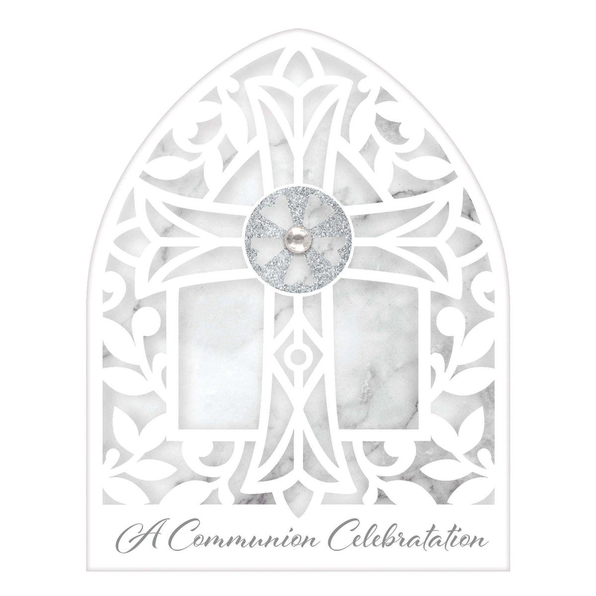 AMSCAN CA Religious Communion Invitation Cards, 8 Count