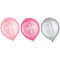 AMSCAN CA Religious Pink Communion Printed Latex Balloons, Pink and Grey, 12 Inches, 15 Count 048419740100
