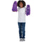 AMSCAN CA Sports Theme Purple Cheerleading Pom Poms, 2 Count