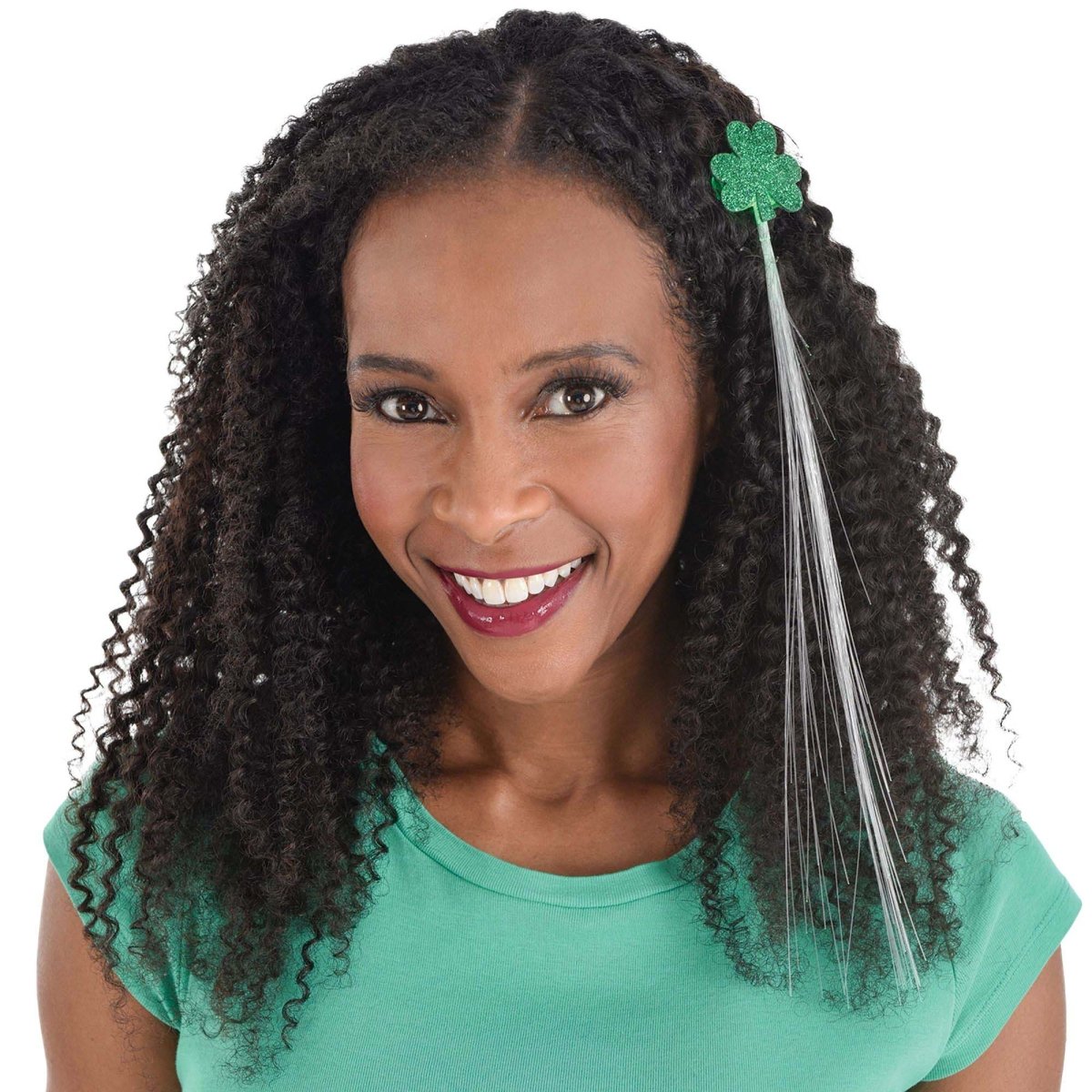 AMSCAN CA St-Patrick Light Up St-Patrick Hair Extension, 1 Count 192937365588
