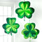 AMSCAN CA St-Patrick St. Patrick's Day 3D Shamrocks Hanging Decorations, 20 Inches, 3 Count 192937479056