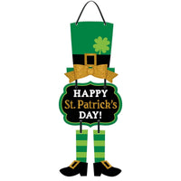 AMSCAN CA St-Patrick St-Patrick's Day Leprechaun Hanging Sign, 1 Count