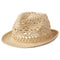 AMSCAN CA Summer Summer Straw Fedora Hat, 1 Count