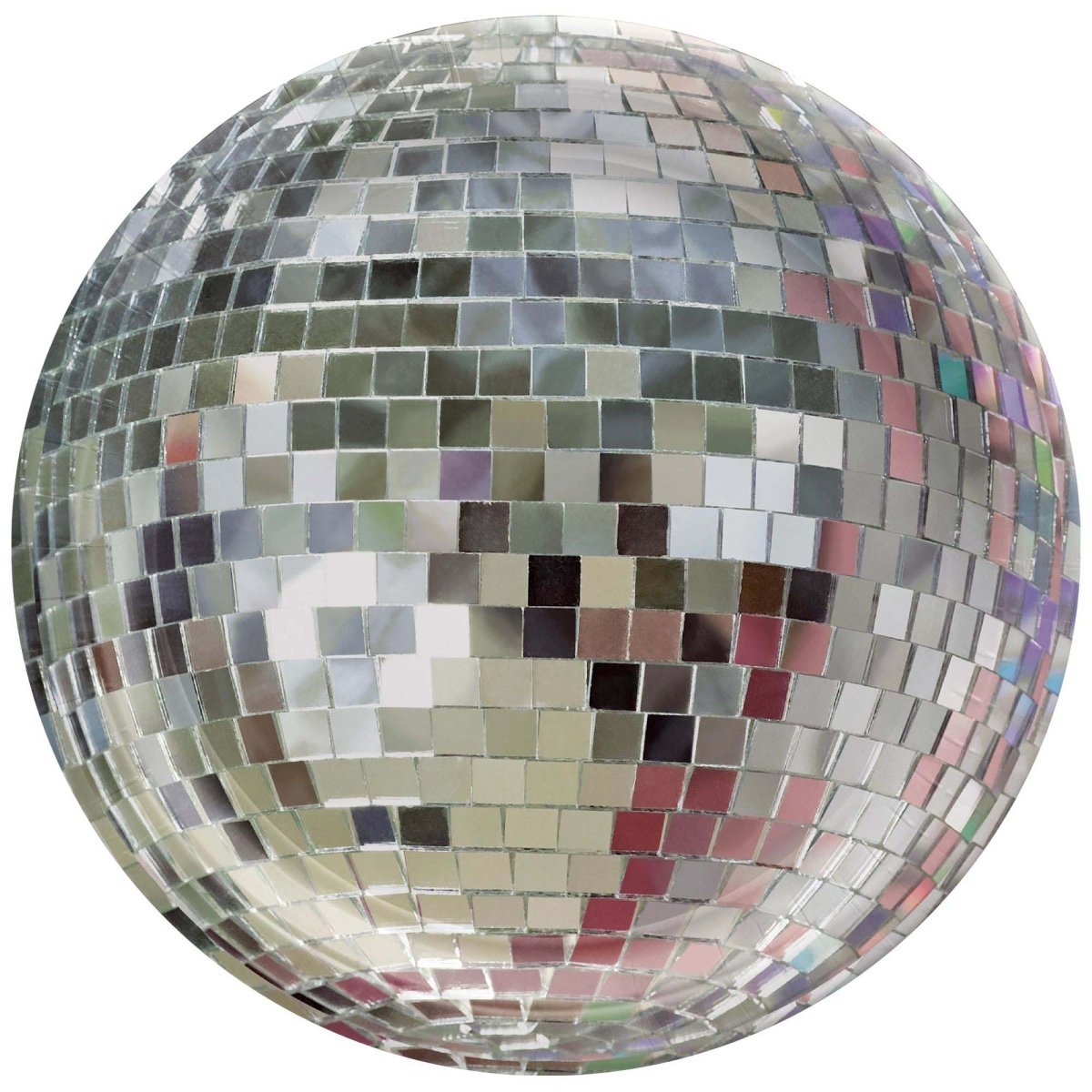 Disco Large Round Lunch Paper Plates, 10.5 Inches | Party Expert