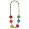 AMSCAN CA Theme Party Fiesta Pom Poms and Beads Necklace, Multicolor, 1 Count