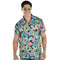 AMSCAN CA Theme Party Hawaiian Glow in the Dark Shirt for Adults, 1 Count