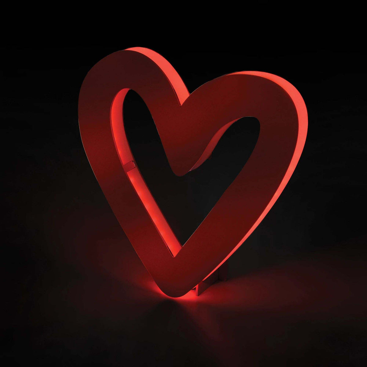AMSCAN CA Valentine's Day Heart Hanging LED Sign, 1 Count