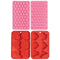 AMSCAN CA Valentine's Day Heart Silicone Molds, 2 Count 192937475355