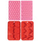 AMSCAN CA Valentine's Day Heart Silicone Molds, 2 Count 192937475355