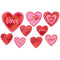 AMSCAN CA Valentine's Day Valentine's Day Cutouts, 9 Count