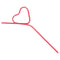AMSCAN CA Valentine's Day Valentine's Day Heart Straw, 1 Count