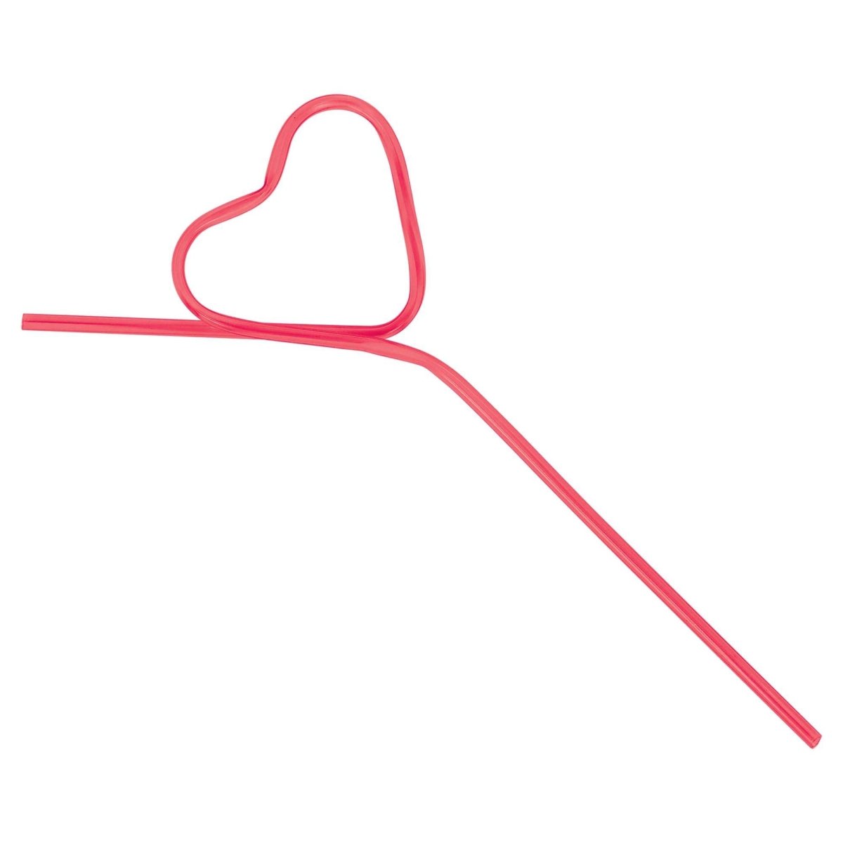 AMSCAN CA Valentine's Day Valentine's Day Heart Straw, 1 Count