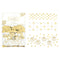 AMSCAN CA Wedding Anniversary Happy 50th Anniversary Gold Paper Foil Confetti, 1.2 OZ, 1 Count