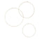 AMSCAN CA Wedding Floral Hoops, 3 Count 5056567029546