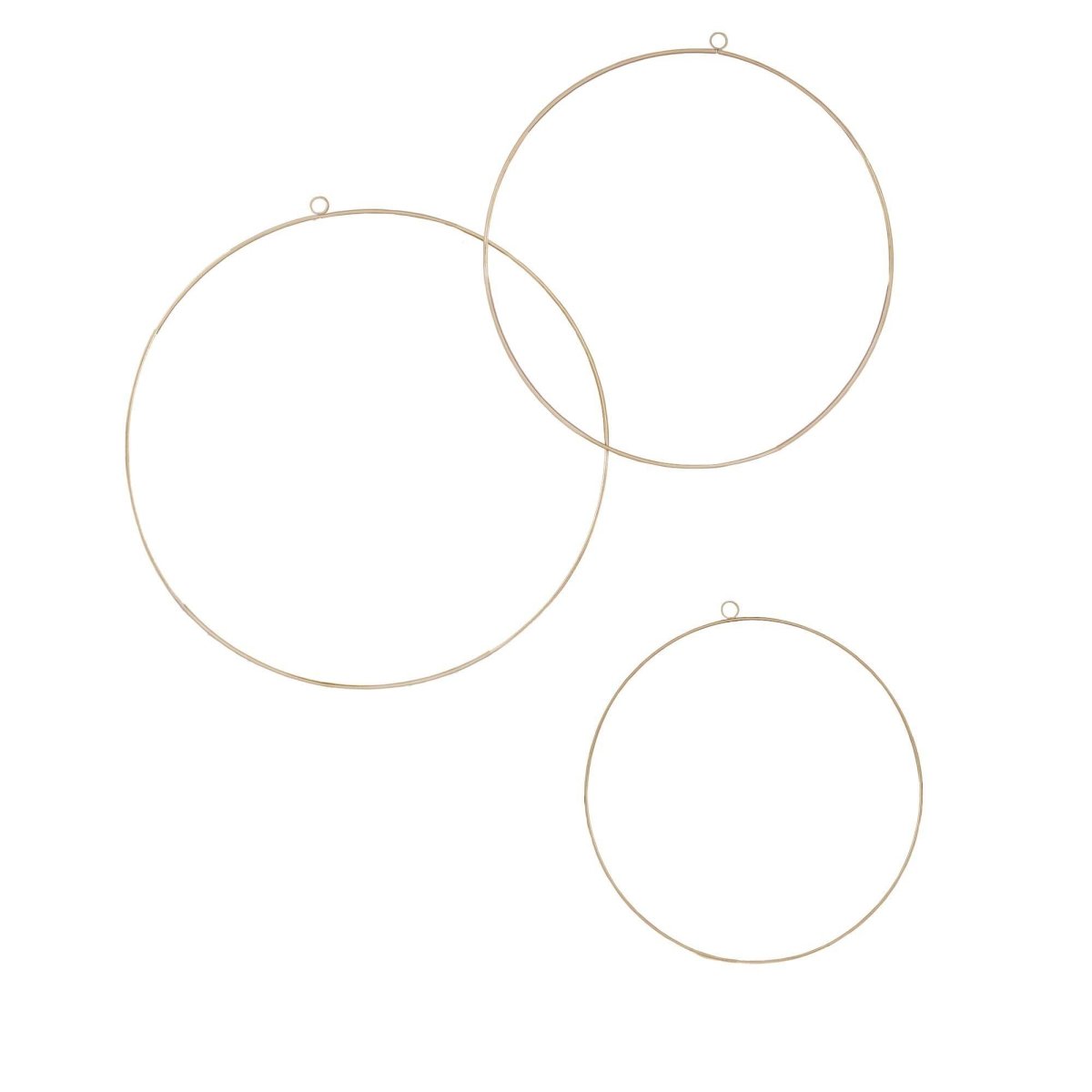 AMSCAN CA Wedding Floral Hoops, 3 Count 5056567029546