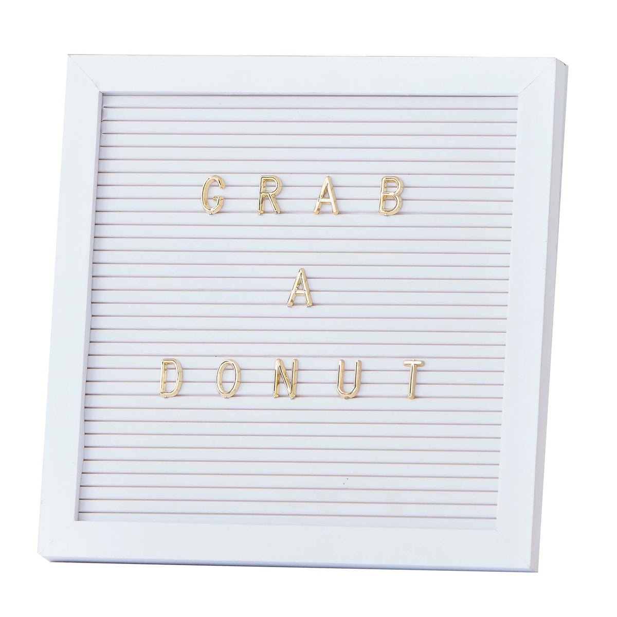 AMSCAN CA Wedding White Peg Board With Gold Letters, 1 Count 5056567029515