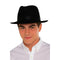 ANHUI LIGHT INDUSTRIES INTERNATIONAL Costume Accessories Black Gangster Hat with Black Band for Adults 840482501165