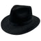 ANHUI LIGHT INDUSTRIES INTERNATIONAL Costume Accessories Black Gangster Hat with Black Band for Adults 840482501165