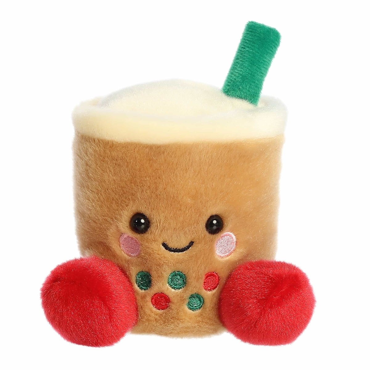 Aurora World Christmas Chewy Festive Boba Plush, 5 Inches, 1 Count 092943994126