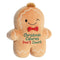 Aurora World Christmas Gingerbread "Christmas Calories Don't Count" Christmas Plush, 10 Inches, 1 Count 092943993792