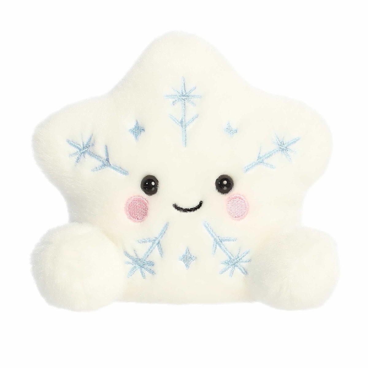 Aurora World Christmas Glisten Snowflake Plush, 5 Inches, 1 Count 092943994065