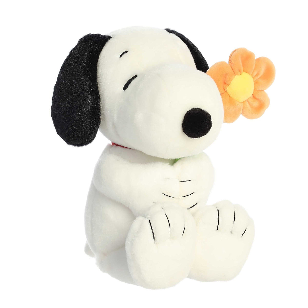 Aurora World Plushes Snoopy with Flower Plush, Peanuts, 11 Inches, 1 Count 092943404939