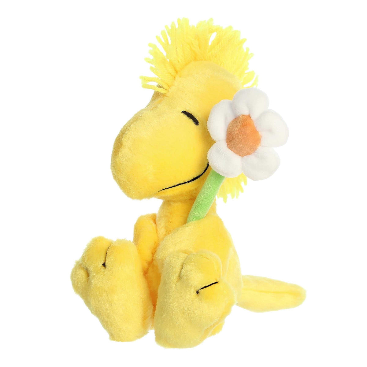 Aurora World Plushes Woodstock with Flower Plush, Peanuts, 8 Inches, 1 Count 092943404946