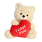 Aurora World Valentine's Day Beary Sweet Bear Plush, Vanilla Cream, 10 Inches, 1 Count 092943773219