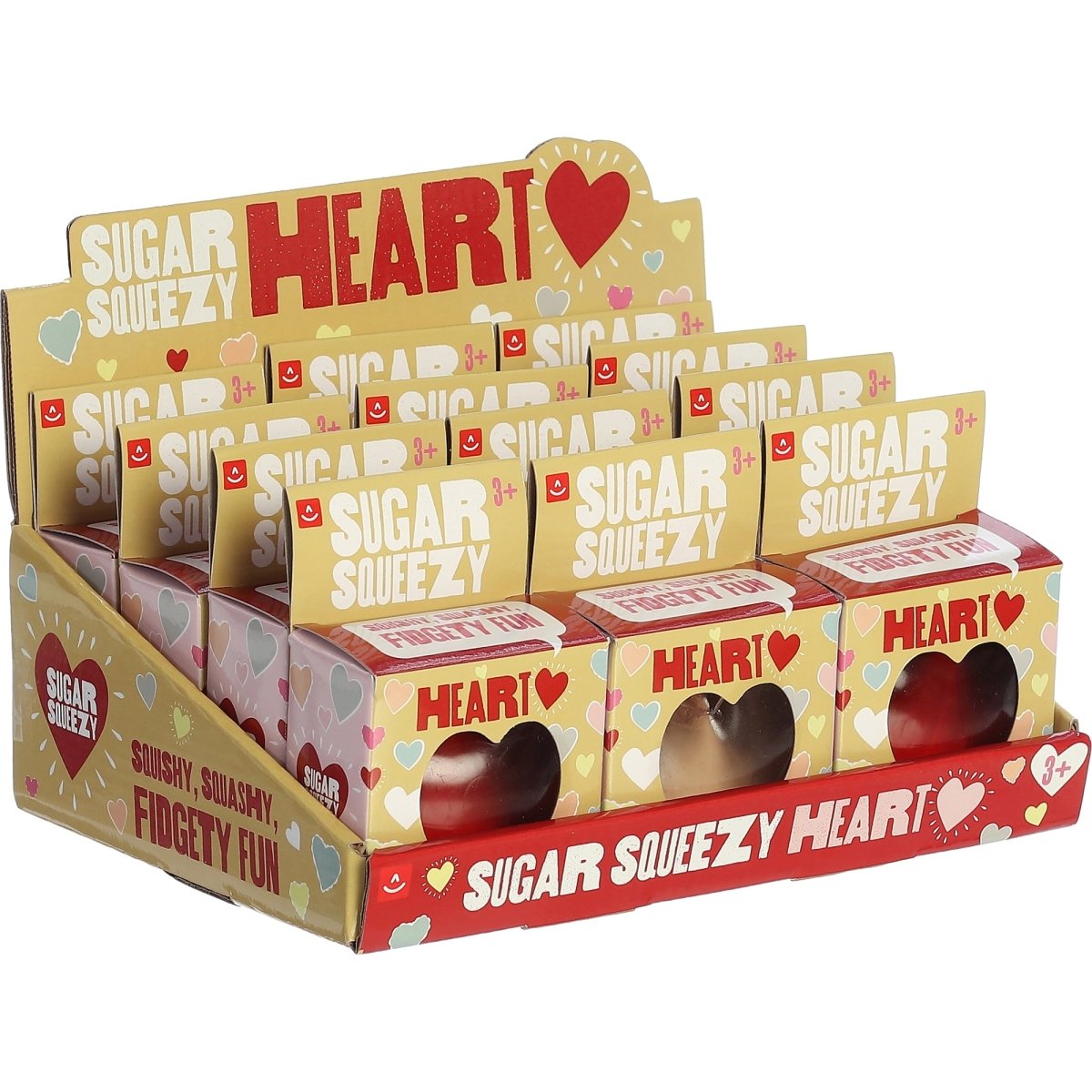 Aurora World Valentine's Day Sugar Squeezy Heart, 3 Inches, Assortment, 1 Count 092943400184