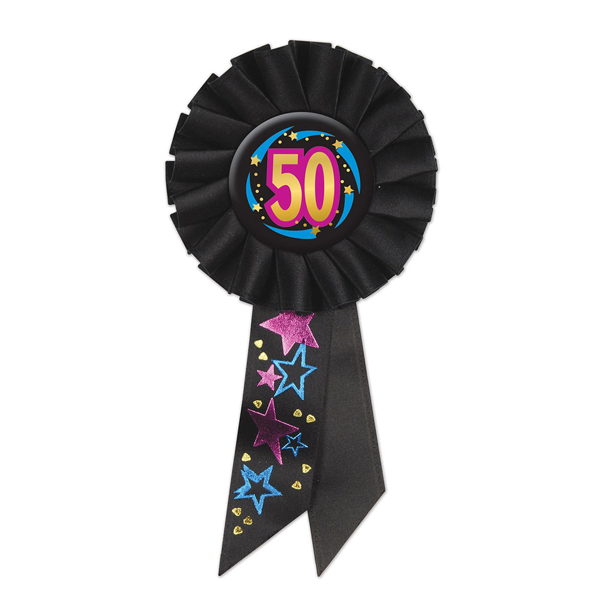 BEISTLE COMPANY Age Specific Birthday Award Ribbon - 50 Years 034689026709