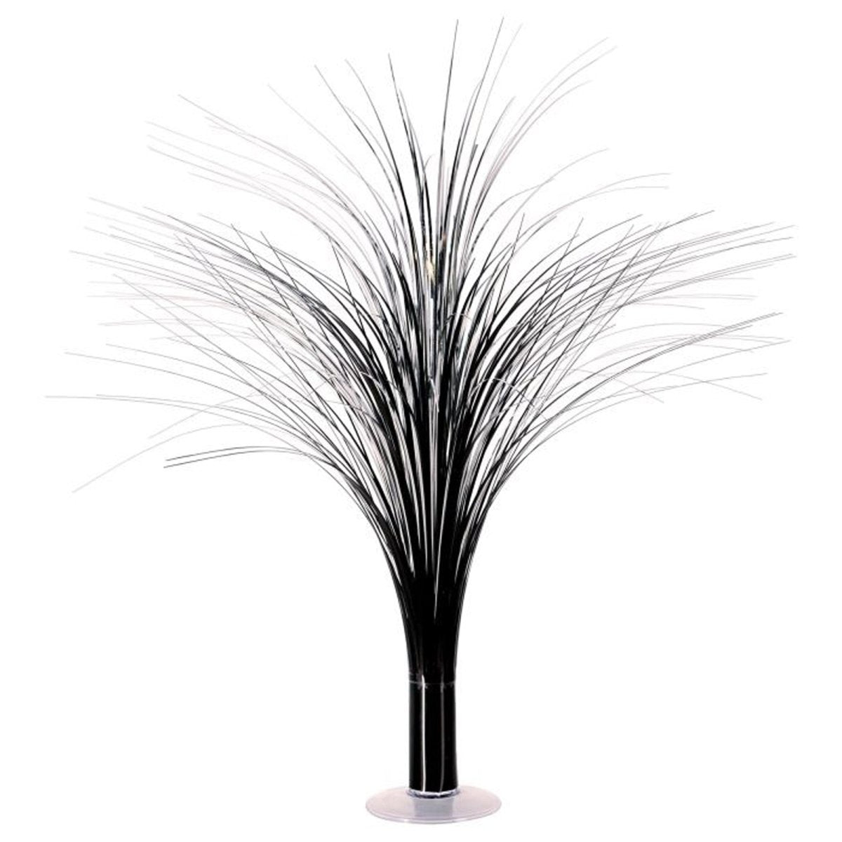 BEISTLE COMPANY Decorations Metallic Spray Centerpiece, Black and Silver, 19 Inches, 1 Count 034689214953