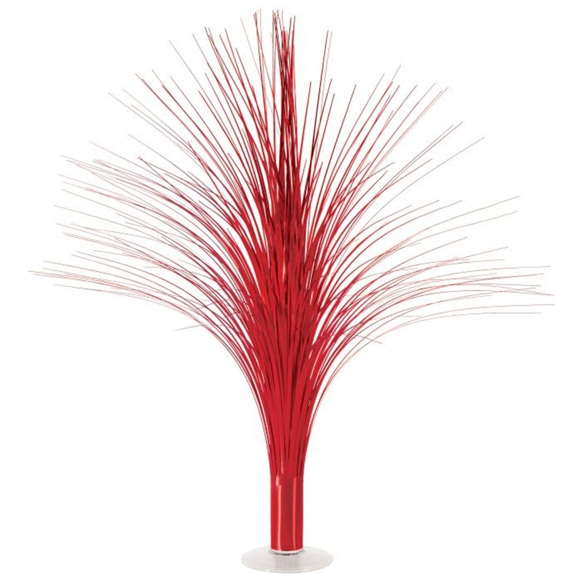 BEISTLE COMPANY Decorations Metallic Spray Centerpiece, Red, 19 Inches, 1 Count 034689259947