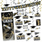 BEISTLE COMPANY Graduation "Congrats Grad!" Giant Party Kit, 1 Count 034689048626
