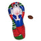 BEISTLE COMPANY Superbowl Inflatable Football Player Game, 1 Count 034689239666