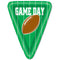 BEISTLE COMPANY Theme Party Game Day Party Large Triangular Plates, 10 Inches, 8 Count 034689580164