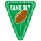 BEISTLE COMPANY Theme Party Game Day Party Large Triangular Plates, 10 Inches, 8 Count 034689580164