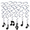 BEISTLE COMPANY Theme Party Musical Note Swirl, 12 counts 034689087571