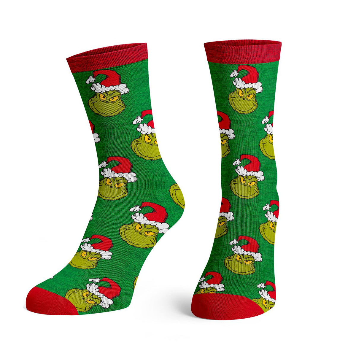 BIOWORLD Christmas The Grinch Crew Socks for Adult, 1 Pair 661261339232
