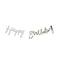 BK-Cowry Ningbo Trading CO Ltd General Birthday Silver Happy Birthday Foil Letter Banner, 94 Inches, 1 Count 810120715803