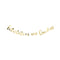 BK-Cowry Ningbo Trading CO Ltd Graduation Gold "Félicitations aux Gradués" Foil Letter Banner, 94 Inches, 1 Count 810120719252