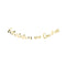 BK-Cowry Ningbo Trading CO Ltd Graduation Gold "Félicitations aux Gradués" Foil Letter Banner, 94 Inches, 1 Count 810120719252