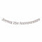 BK-Cowry Ningbo Trading CO Ltd Wedding Anniversary Silver "Joyeux 25e Anniversaire" Letter Banner, 94 Inches, 1 Count 810120711706