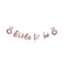 BK-Cowry Ningbo Trading CO Ltd Wedding Rose Gold Bride to Be Diamond Letter Banner, 94 Inches, 1 Count 810120719245