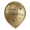 BK LATEX General Birthday Chrome Gold Happy Birthday Latex Balloons, Black, 12 Inches, 15 Count 840482502261